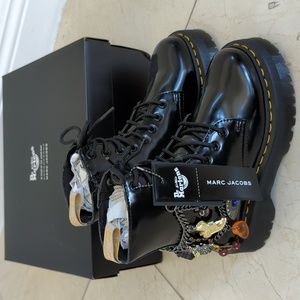Dr. Martens Marc Jacobs Jadon Vegan Boot with charms 6